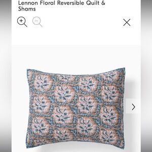 West Elm King Shams